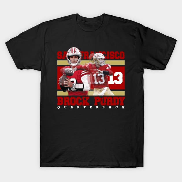 Quarterback Brock P. T-Shirt by BandarTogel05